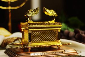 A replica of the ark of the covenant