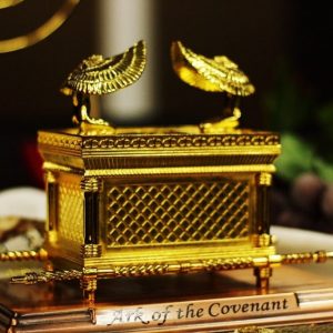 A replica of the ark of the covenant