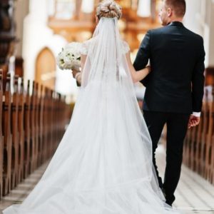 A Catholic wedding program.