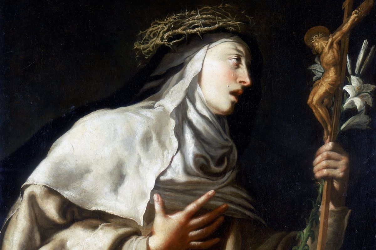 St. Teresa of Avila painting.
