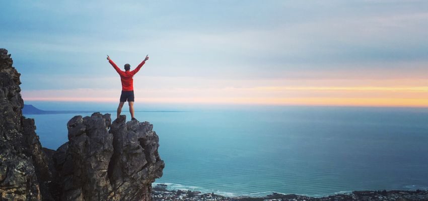 The man feels confident and self-esteem after reading the Bible, which offers valuable inspiration and guidance for building confidence and self-esteem.