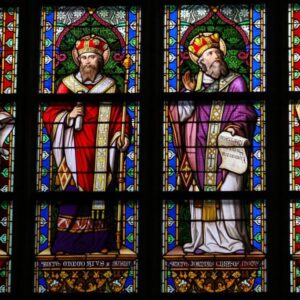 The image of patron saints.