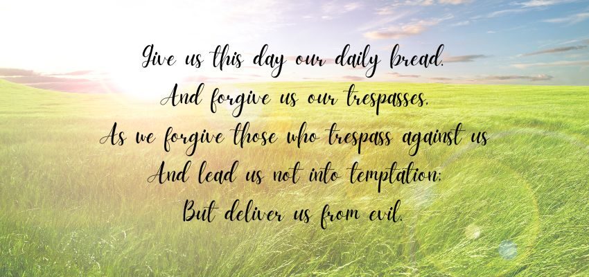 The Lord's Prayer.