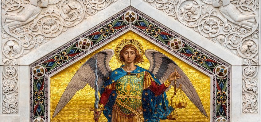 Saint Michael the Archangel is revered as the leader of the heavenly host. He’s known for bravely defeating evil and protecting humanity.