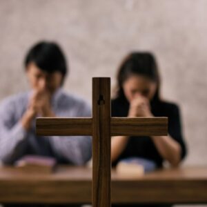 The couple goes to church and prays every Sunday.