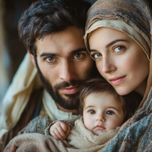 The holy family of Jesus.