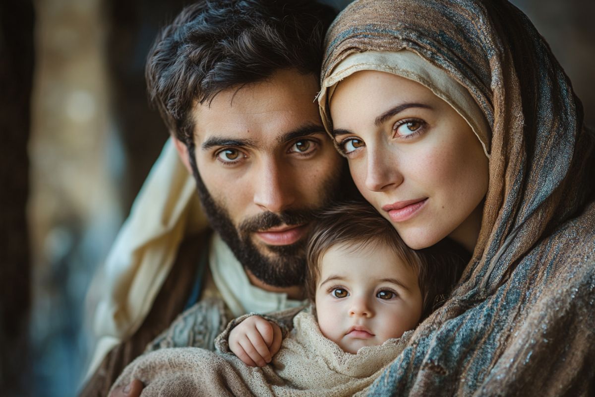 The holy family of Jesus.