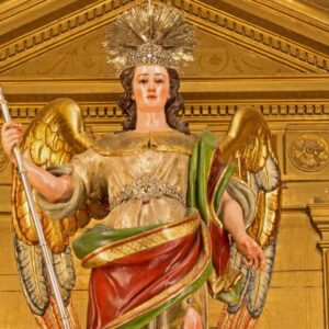 St. Raphael the Archangel, honored on October 24, symbolizes divine healing and guidance in the Catholic faith.