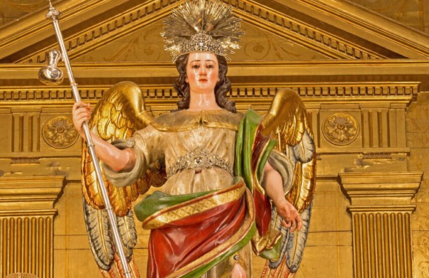 St. Raphael the Archangel, honored on October 24, symbolizes divine healing and guidance in the Catholic faith.