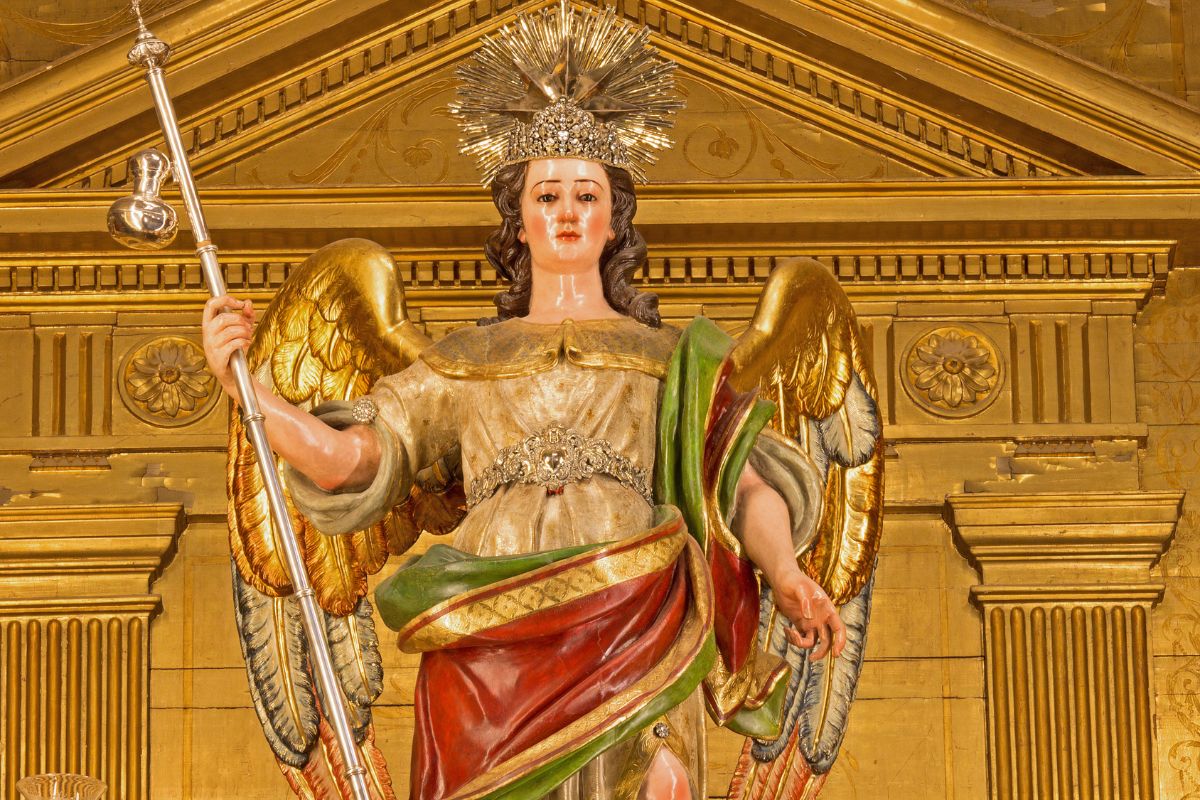 St. Raphael the Archangel, honored on October 24, symbolizes divine healing and guidance in the Catholic faith.