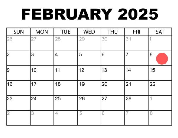 Lay Meeting Calendar February 2025