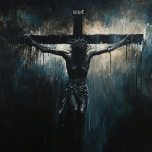 Jesus on the cross.