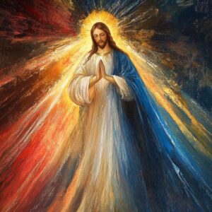 The Divine Mercy image of Jesus.