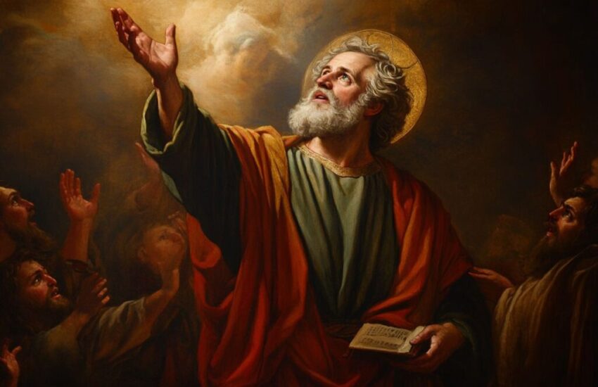 4th-sunday-easter Saint Peter leads the early christian church.