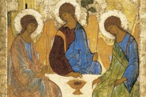 Abraham greeted the angels.