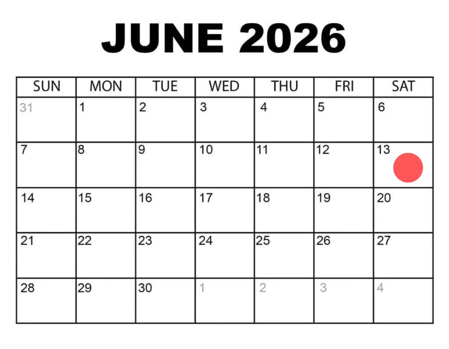 Lay Meeting Calendar June 2026