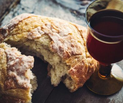 The bread and wine used for the communion sacrifice.