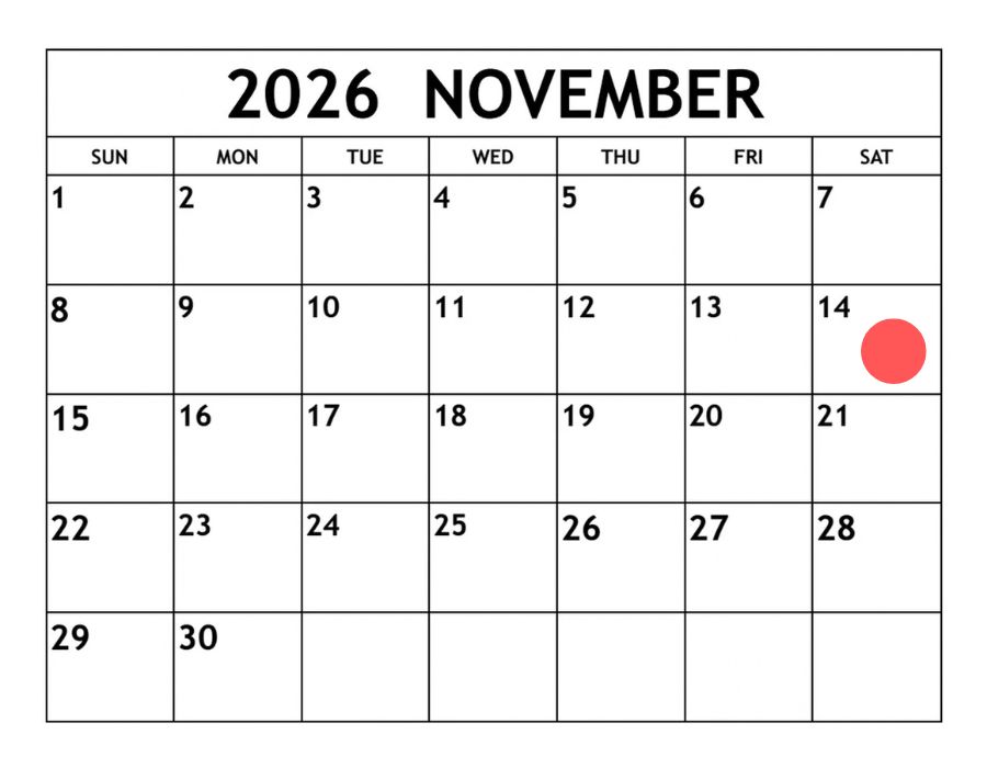 Lay Meeting Calendar November 2026